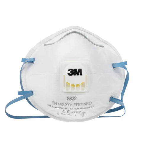 3M 8822 Mascherina respiratore monouso con valvola FFP2 NR D